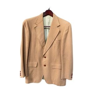 Vintage Men’s Classic Camel Hair Sport Coat w/ Union Tag